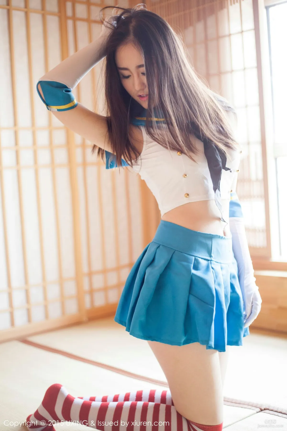 Romi王朝朝 - 美少女校服系列写真集 [UXING优星馆] Vol.005