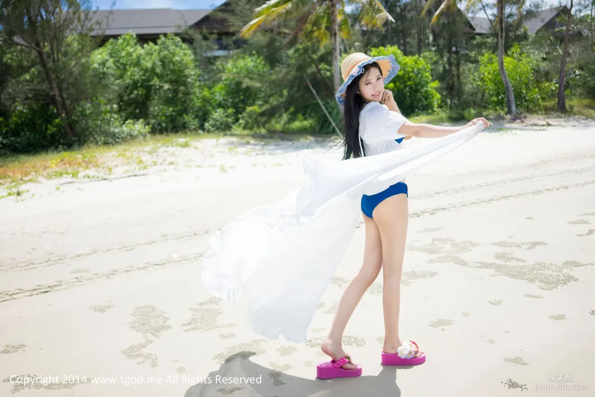 绮里嘉Ula《沙滩仙子》[TGOD推女神] 写真集