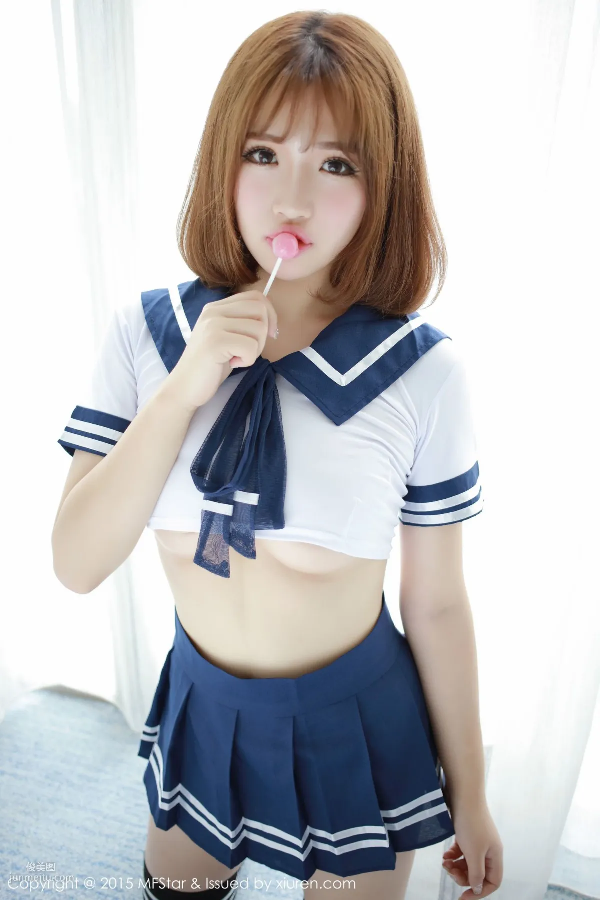 徐cake 《性感水手服+粉色抹胸连体服》 [模范学院MFStar] Vol.020 写真集