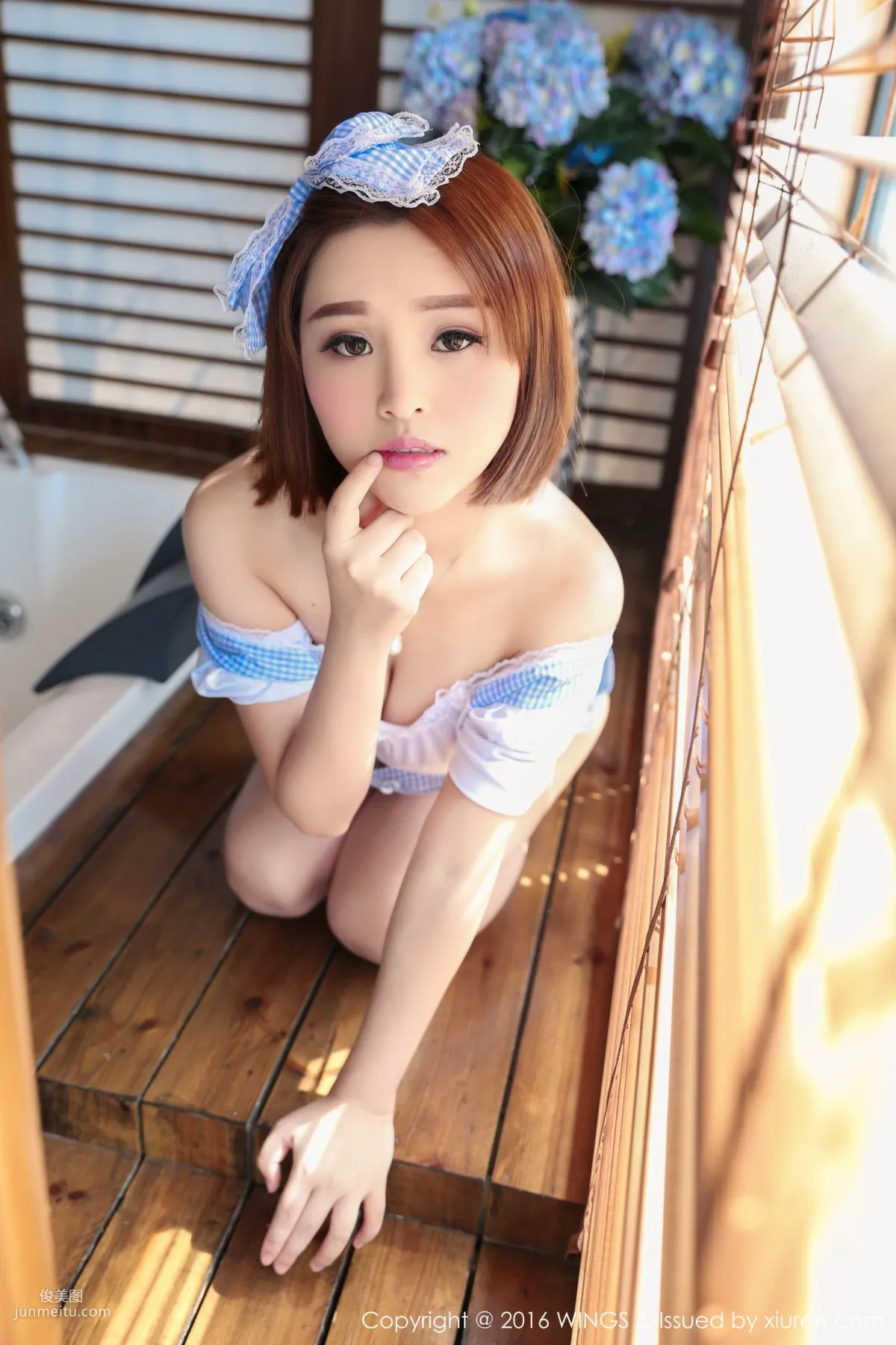 童颜巨乳吉雅子《女仆装+短裙》[WingS影私荟] Vol.016 写真集
