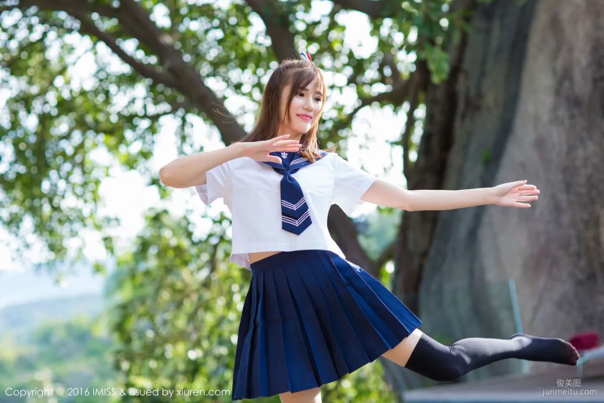 Sandy陈天扬《清纯校服系列+性感比基尼》 [爱蜜社IMiss] Vol.134 写真集