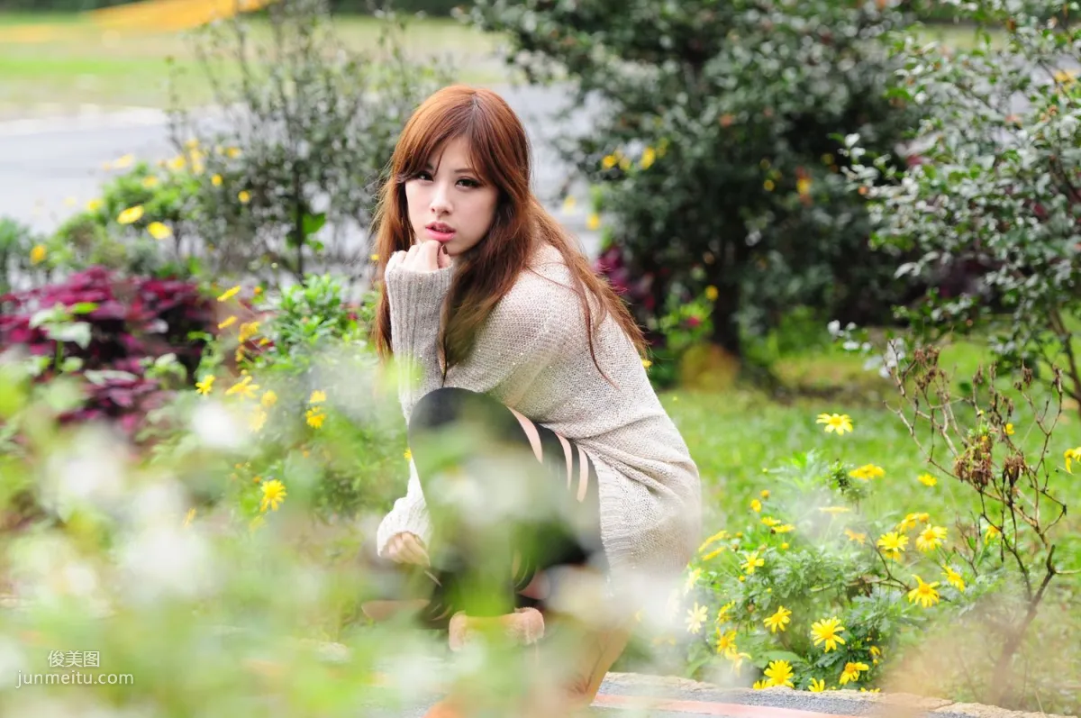 台湾正妹小米Kate su《小清新外拍图片》写真合集