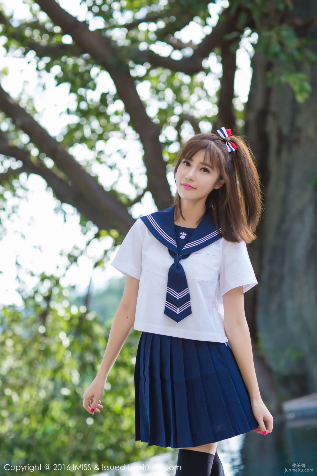 Sandy陈天扬《清纯校服系列+性感比基尼》 [爱蜜社IMiss] Vol.134 写真集
