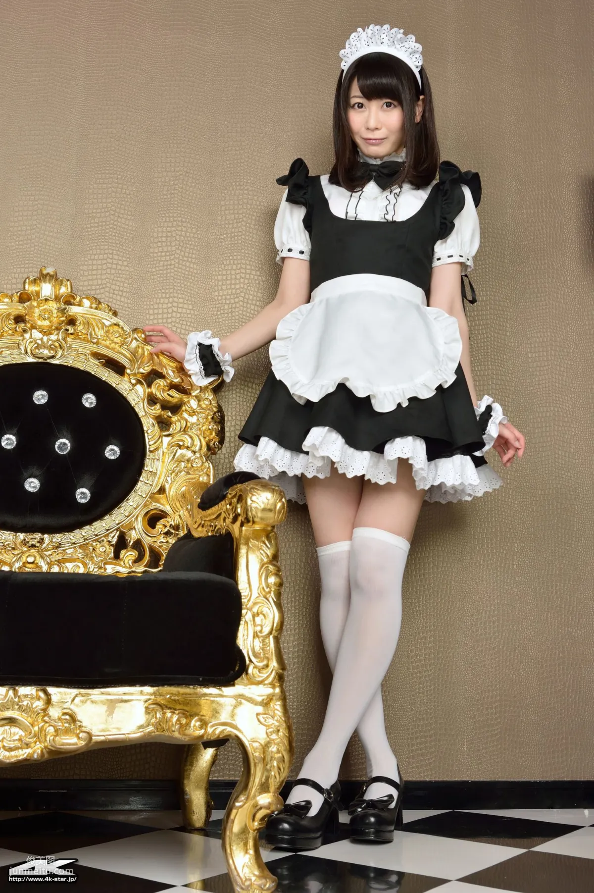 [4K-STAR] NO.00184 桜のどか Maid Costume 白丝女仆 写真集