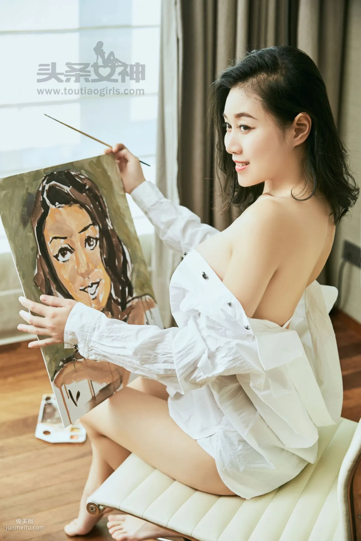 张梓然《画中维纳斯》 [头条女神] VIP专享 写真集