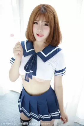 徐cake 《性感水手服+粉色抹胸连体服》 [模范学院MFStar] Vol.020 写真集