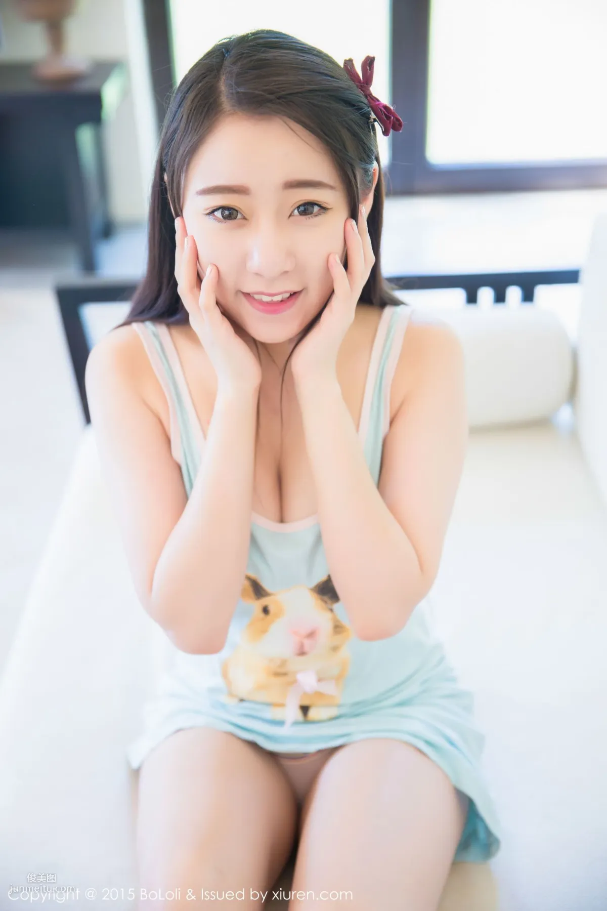 朵比dobby《三亚旅拍性感内衣+黑丝系列》 [BoLoli波萝社] Vol.019 写真集