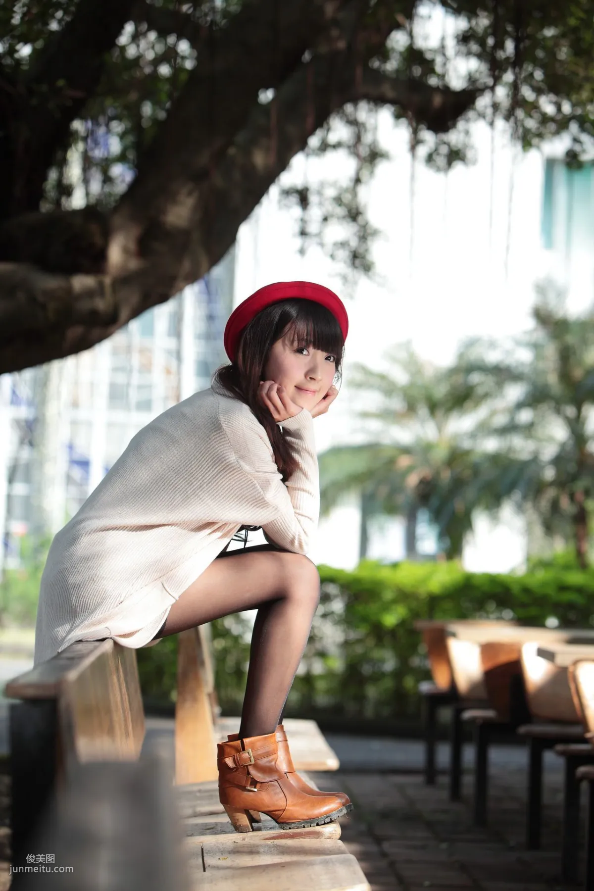 台湾萝莉正妹模特綠豆《小清新唯美外拍》写真集