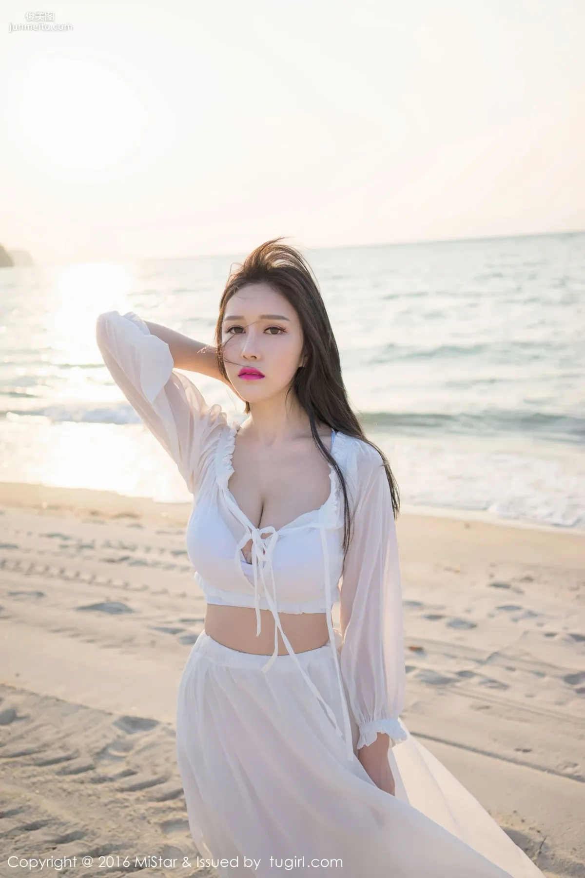 于姬Una《兰卡威旅拍》海滩长裙+泳装 [魅妍社MiStar] Vol.106 写真集