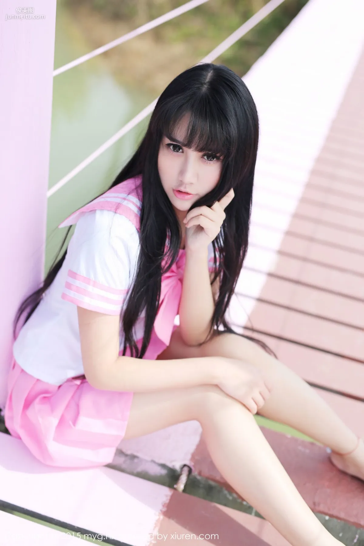 杨晓青儿《泰国Pai县》校服+热裤+内衣 [美媛馆MyGirl] Vol.099 写真集