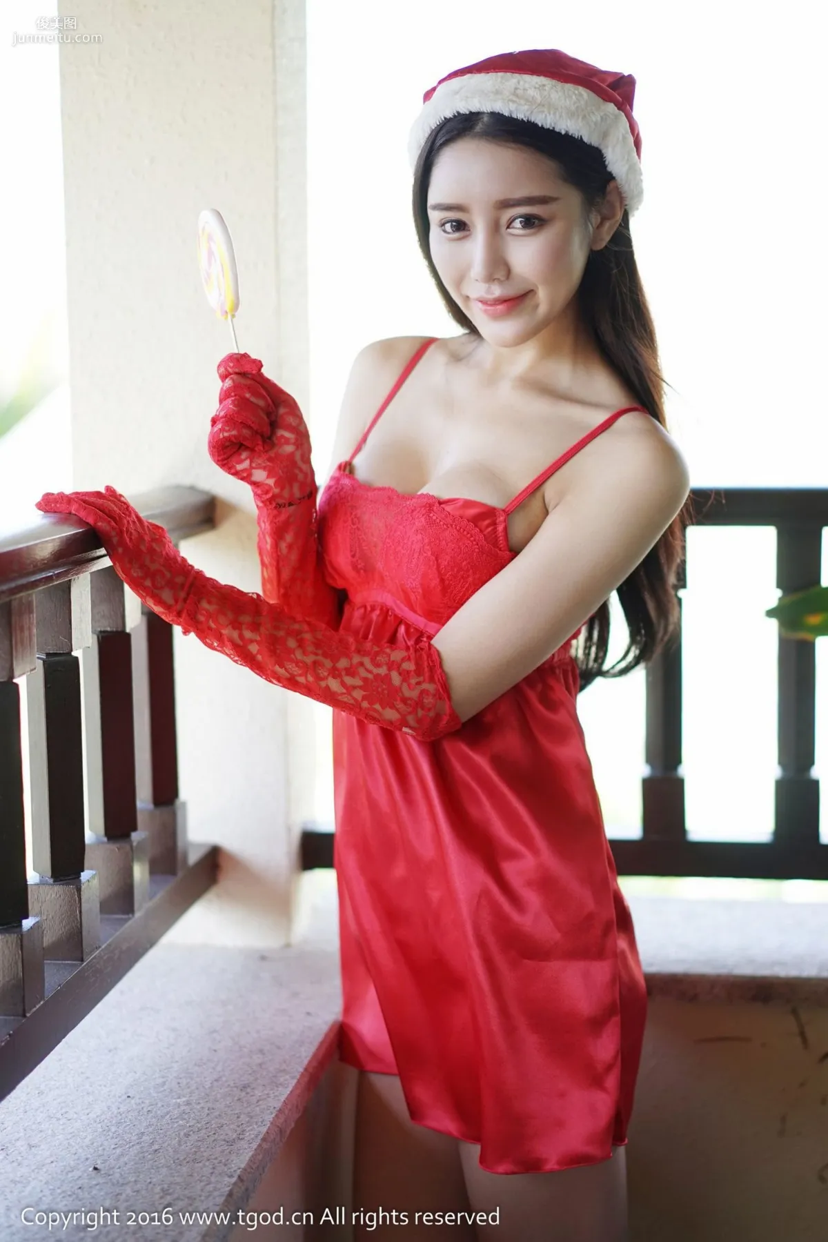 徐妍馨Mandy《天使般的笑容 女仆圣诞装》 [推女神TGOD] 写真集