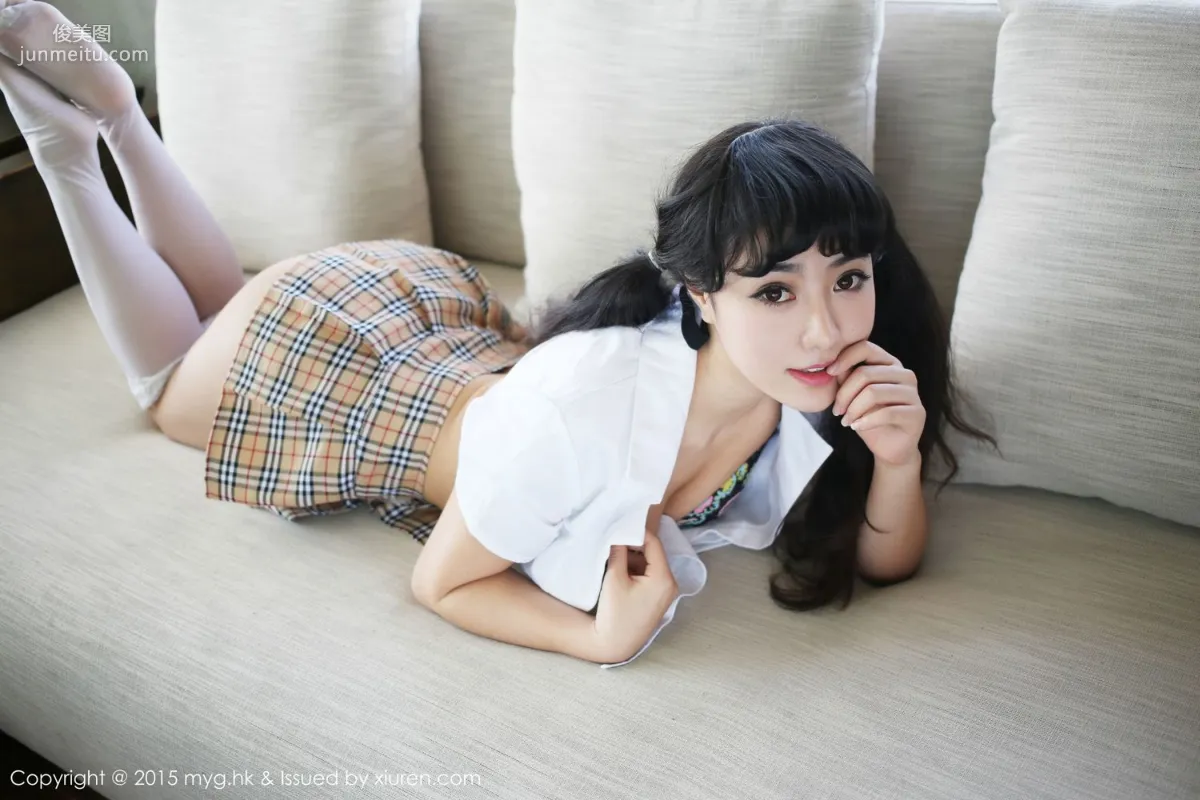 Manuela玛鲁娜《学生装制服》 [美媛馆MyGirl] Vol.107 写真集