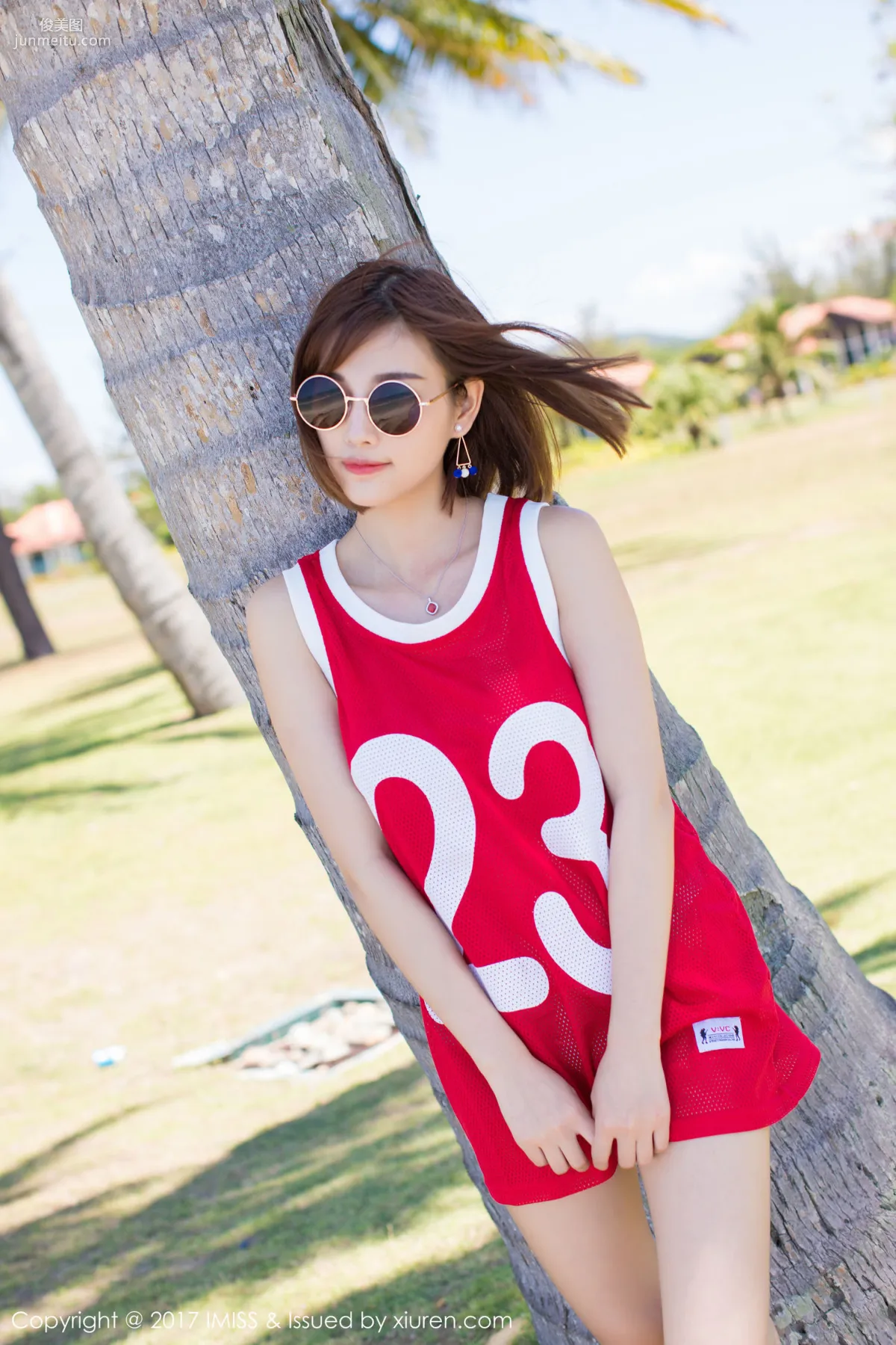 杨晨晨sugar《海边小清新+篮球服》 [爱蜜社IMISS] VOL.169 写真集