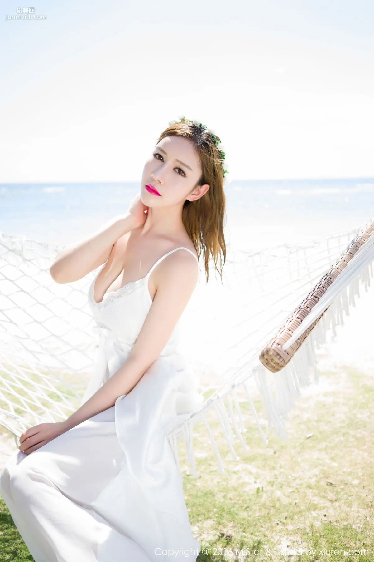 于姬Una《海滩长裙+死库水》 [魅妍社MiStar] Vol.056 写真集