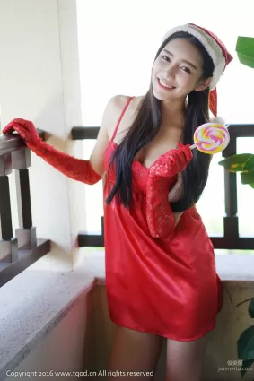 徐妍馨Mandy《天使般的笑容 女仆圣诞装》 [推女神TGOD] 写真集