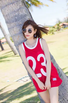 杨晨晨sugar《海边小清新+篮球服》 [爱蜜社IMISS] VOL.169 写真集