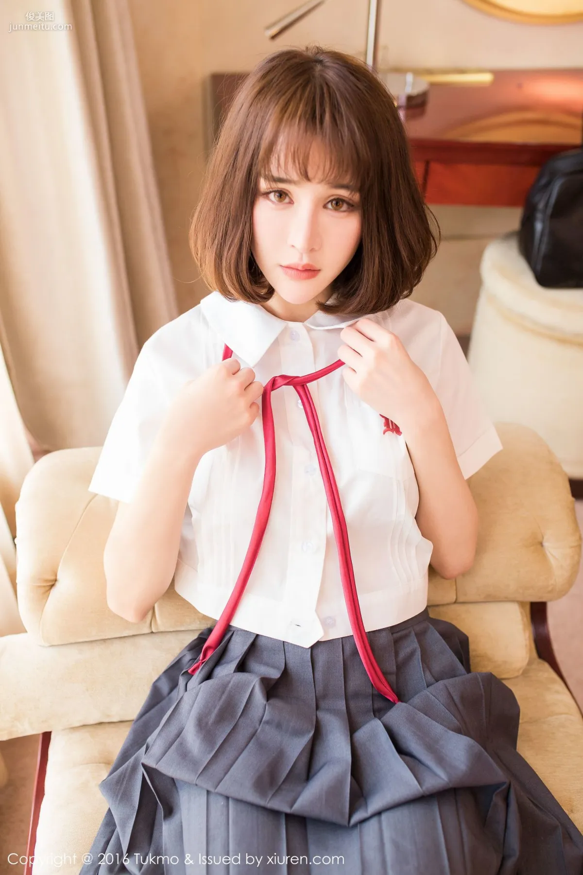 Cheryl青树《学生制服系列》 [兔几盟Tukmo] Vol.093 写真集