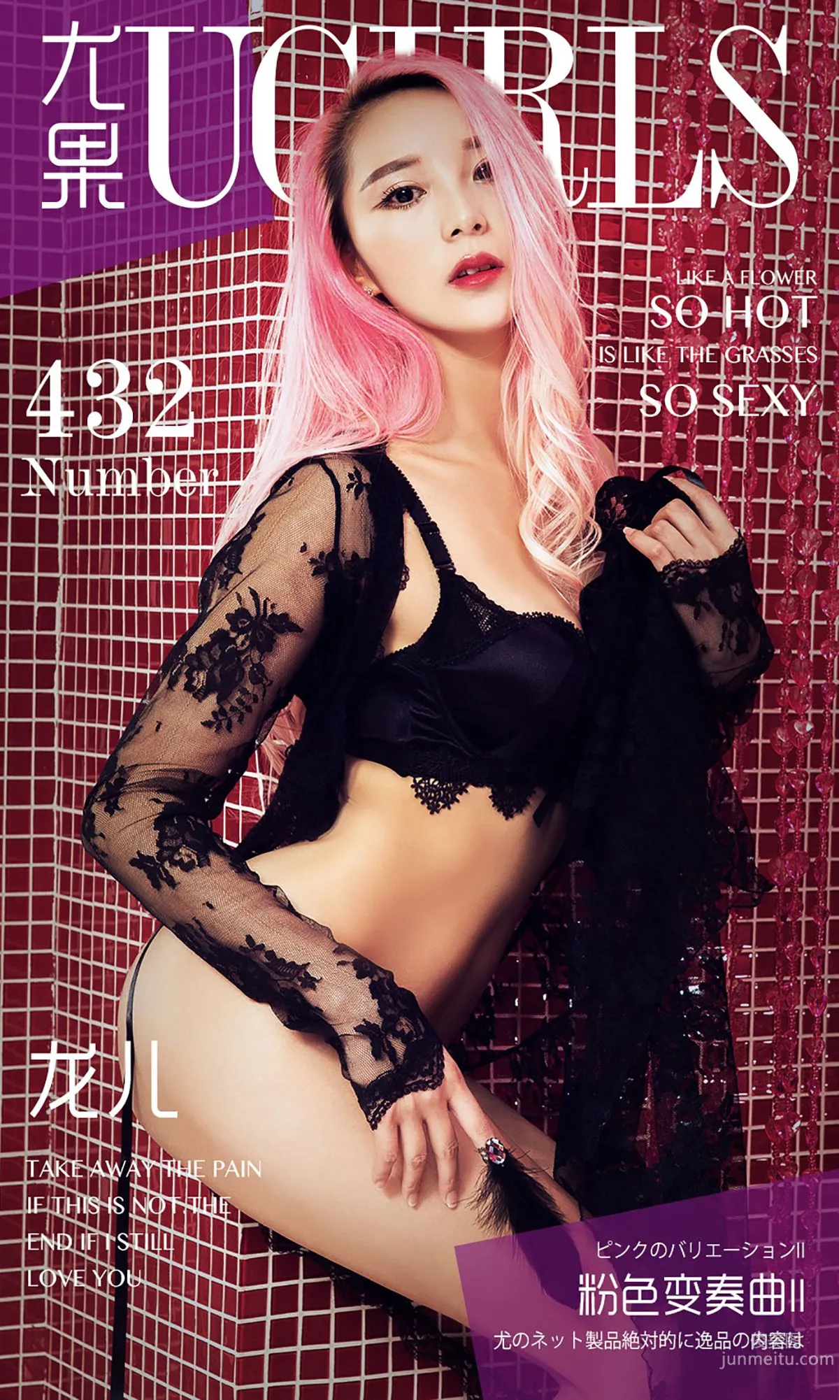 龙儿《粉色变奏曲 II》 [爱尤物Ugirls] No.432 写真集