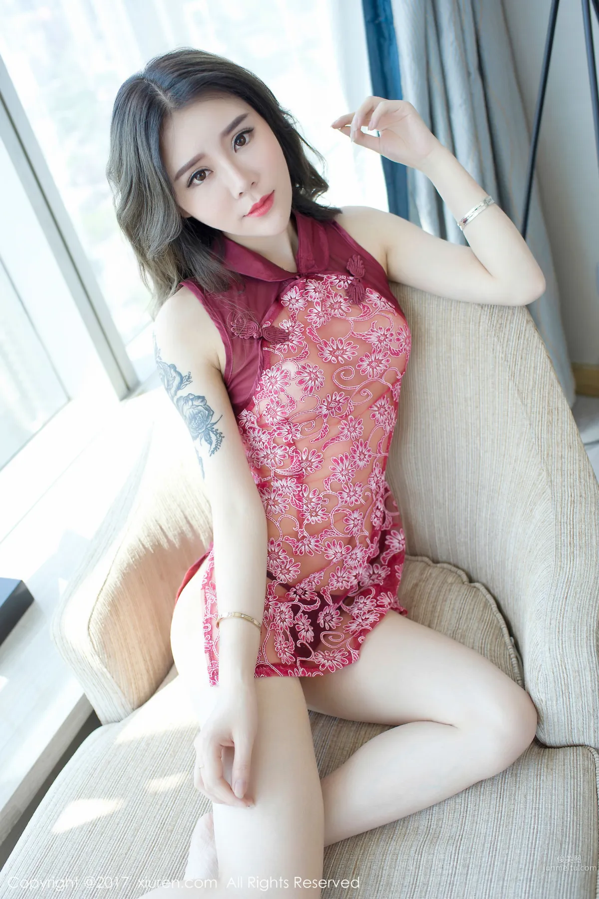 爱丽莎Lisa《旗袍诱惑+浴室性感》 [秀人网XIUREN] No.763 写真集