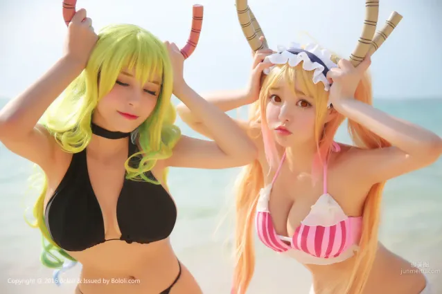 柳侑绮、夏美酱《妹抖龙比基尼》 [Bololi波萝社] BOL.052 写真集