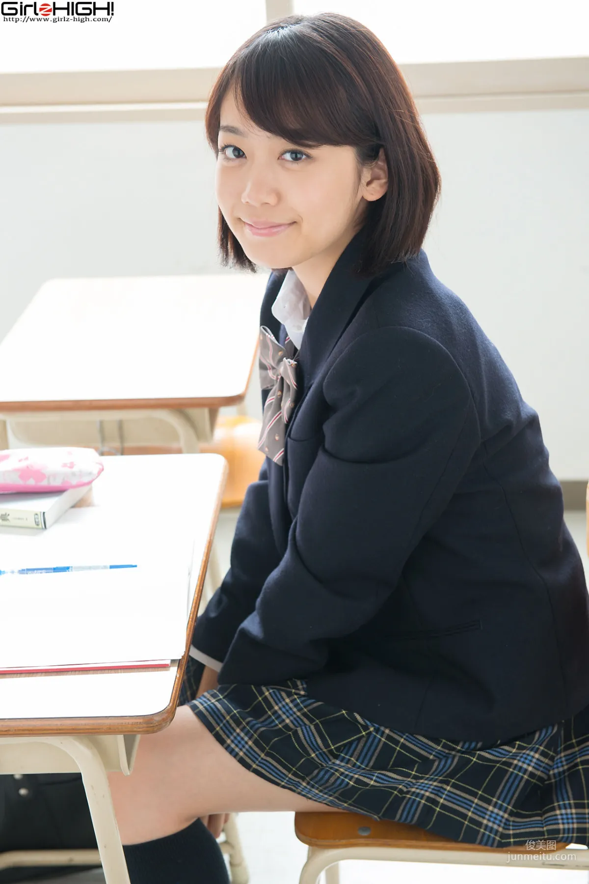 [Girlz-High] Koharu Nishino 西野小春 - 学生装 - bkoh_006_001 写真集