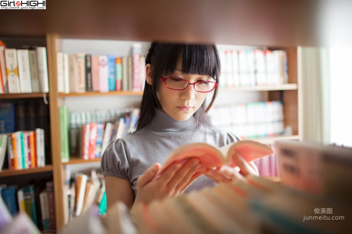 [Girlz-High] Eri Kitami 北见えり - 淑女眼镜妹 - buno_027_002 写真集