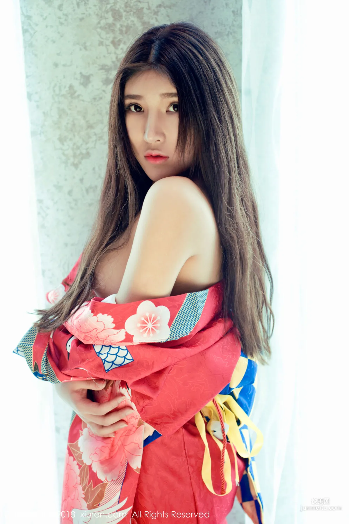 当然是小熊呀《比基尼和日本花魁和服》 [秀人网XIUREN] No.973 写真集