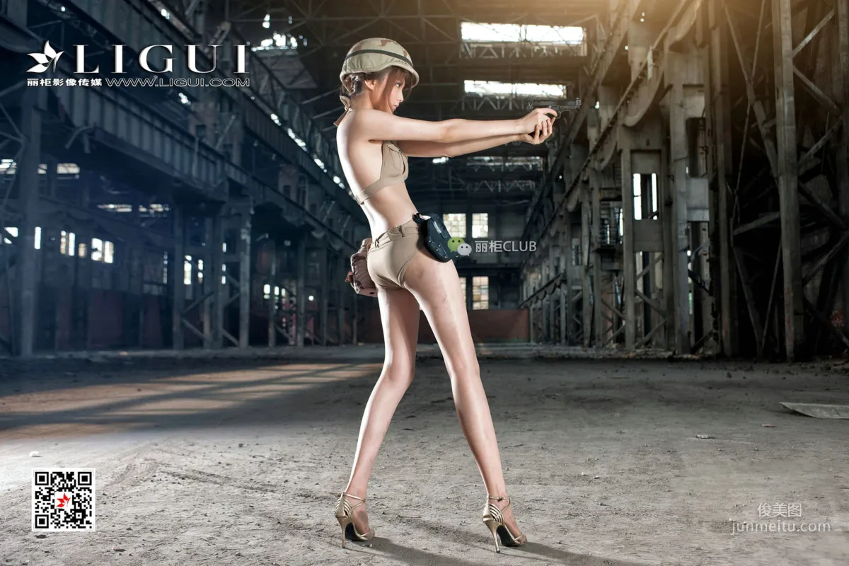 Model 黄芬《女兵美腿丝足》 [丽柜Ligui] 写真集