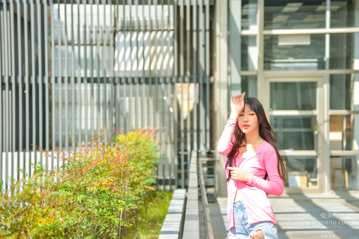 [台湾正妹] 比比《國美.時裝》牛仔街拍 写真集