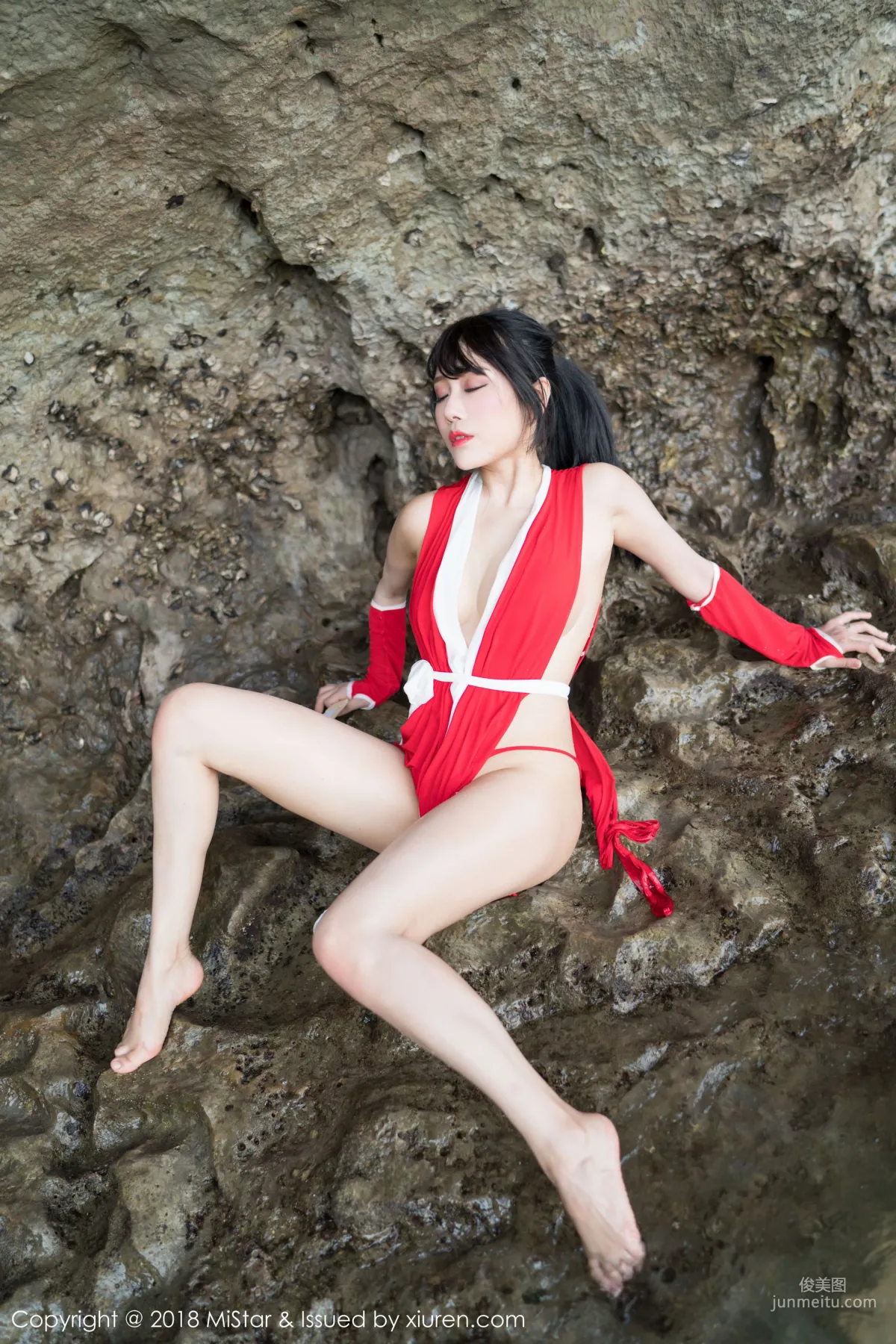 兜豆靓Youlina《外拍COS不知火舞与DVA》 [魅妍社MiStar] VOL.215 写真集