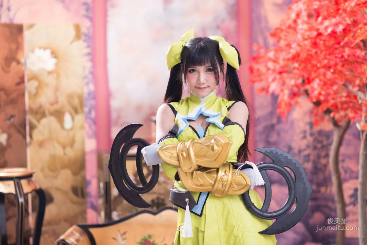 [台湾正妹] 乔乔儿《琴棚孙尚香 白丝》写真集