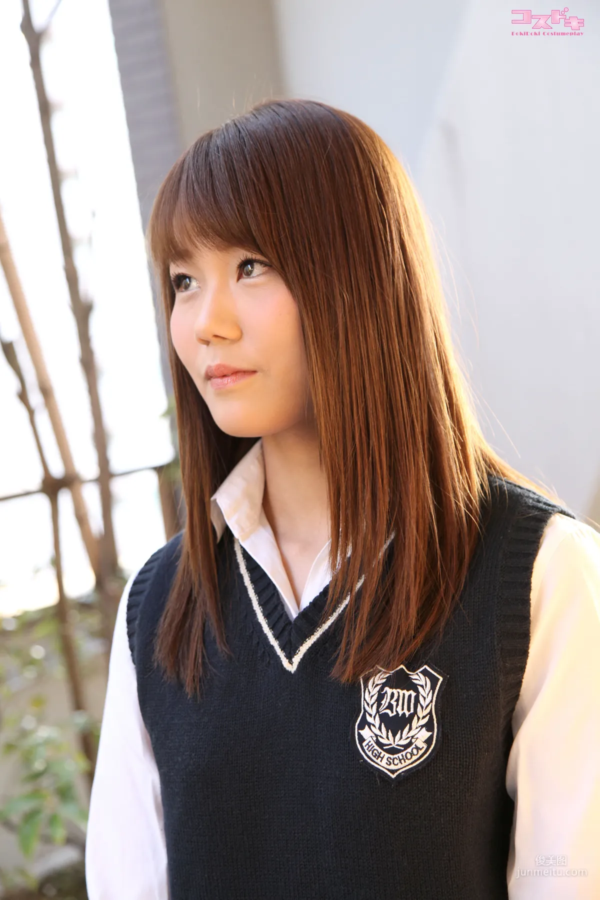 [Cosdoki] Hikari Kobayashi 小林ひかり kobayashihikari_pic_seifuku1 写真集
