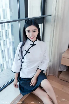 媛美人《甜美佳人，丰乳肥臀，真空演绎民国风》 [御女郎DKGirl] Vol.052 写真集