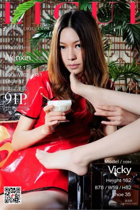足模文欣&Vicky《丝足癖》 [丽柜LIGUI] 美腿丝足 写真集