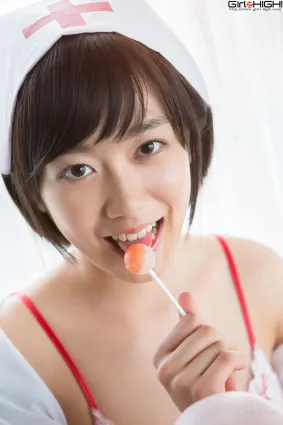 [Girlz-High] 西野小春 - 性感小护士 - bkoh_002_005 写真集