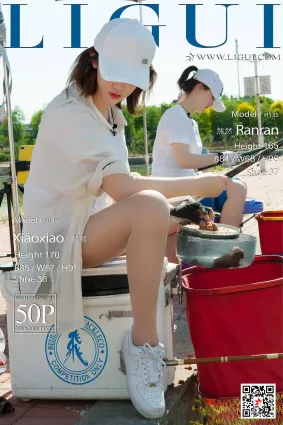 腿模筱筱&然然《钓鱼丝足》 [丽柜LIGUI] 美腿玉足 写真集
