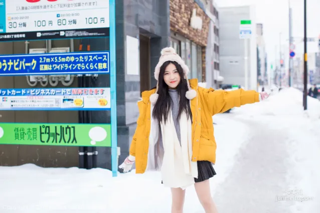 许诺Sabrina《北海道旅拍第三套》 [爱蜜社IMiss] Vol.254 写真集