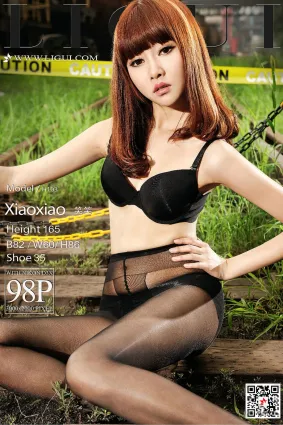 Model 笑笑《废旧火车道黑丝美脚》 [丽柜Ligui] 写真集