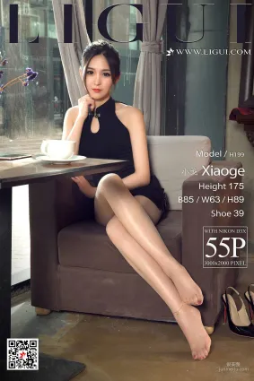 腿模小戈《优雅旗袍丝足》 [丽柜LIGUI] 美腿丝足 写真集