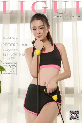 Model 足模楠楠《健身美足》 [丽柜Ligui] 写真集