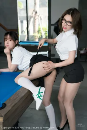 王雨纯/妮小妖《黑丝老师调教》 模特合集 [花漾HuaYang] Vol.048 写真集