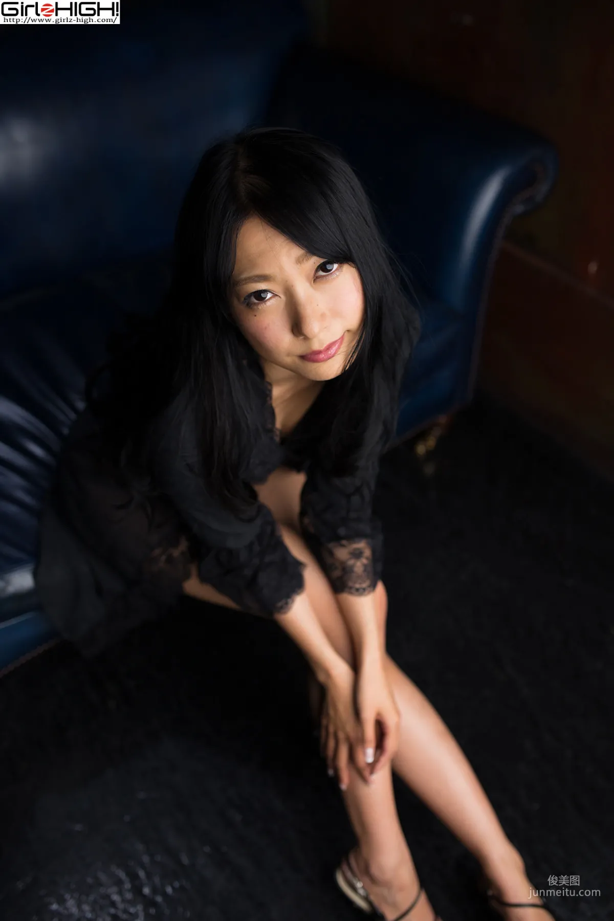 [Girlz-High] Ui Mita 三田羽衣 - 黑色魅惑 bune_001_002 写真集