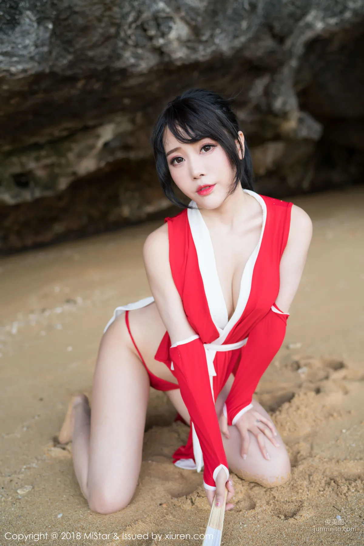 兜豆靓Youlina《外拍COS不知火舞与DVA》 [魅妍社MiStar] VOL.215 写真集