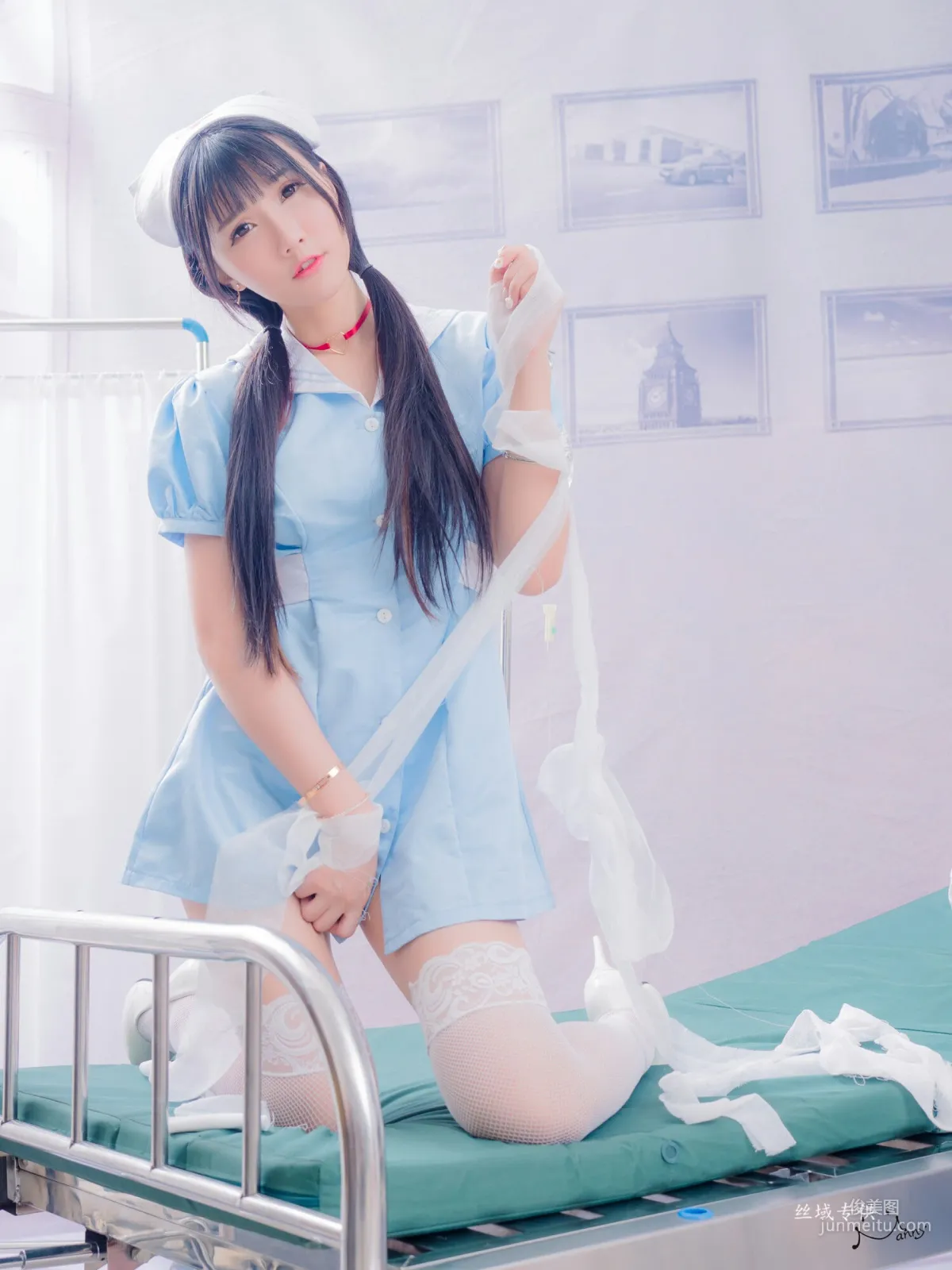 [台湾正妹] 喬喬兒《粉蓝護士風》 写真集