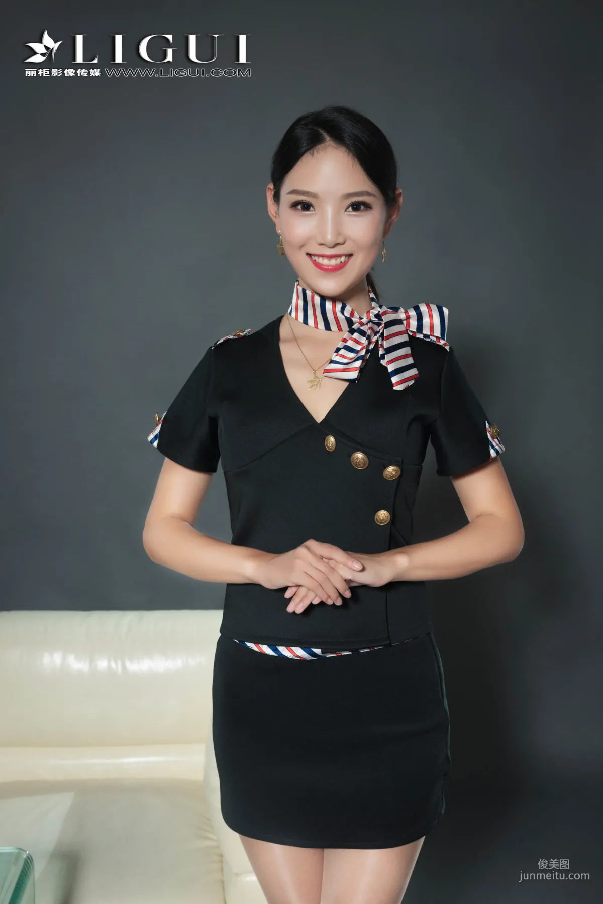 腿模赵维拉《空姐丝足》[丽柜Ligui] 写真集