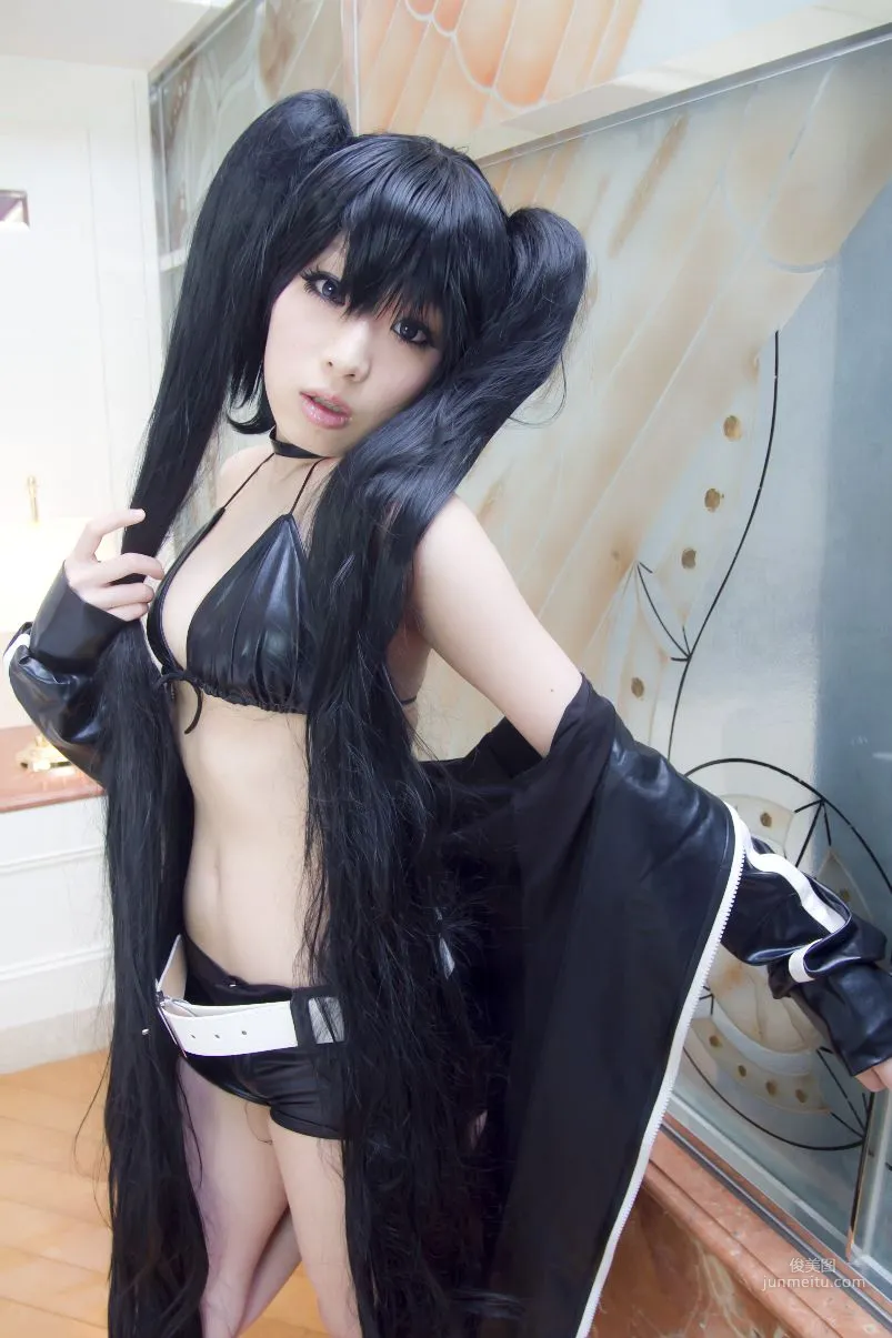 あらい夜魅《BLACK★ROCK SHOOTER》-黑衣麻陶・里(黑岩射手／黑初音) 写真集