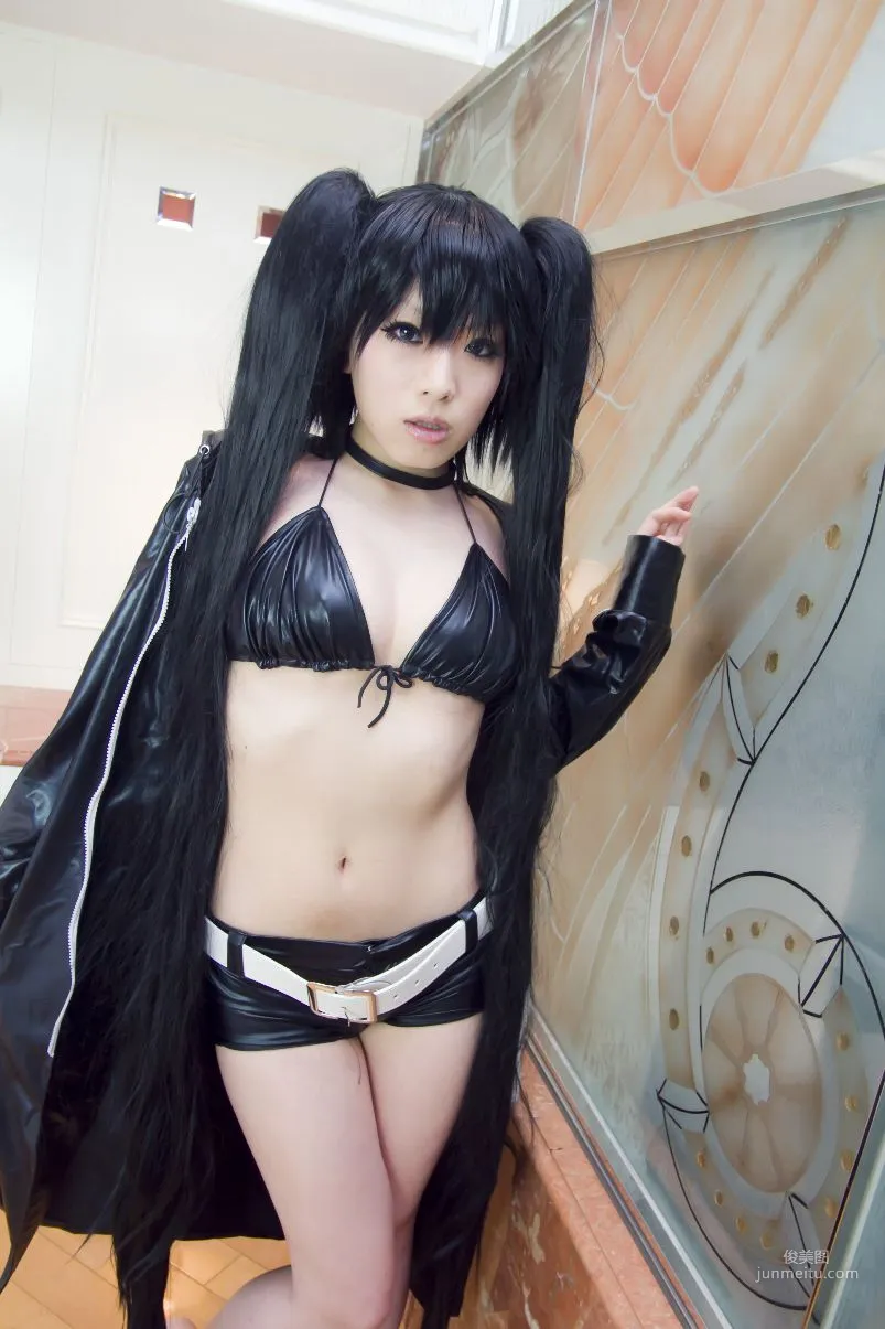 あらい夜魅《BLACK★ROCK SHOOTER》-黑衣麻陶・里(黑岩射手／黑初音) 写真集