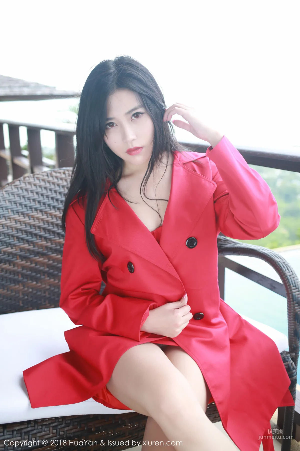 许诺Sabrina《红衣女神》 [花の颜HuaYan] Vol.056 写真集