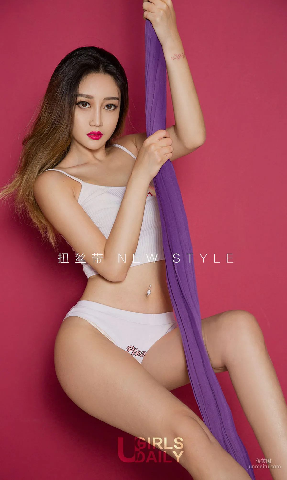 模特VIVI《性感扭丝带》 [尤果圈爱尤物] No.1240 写真集
