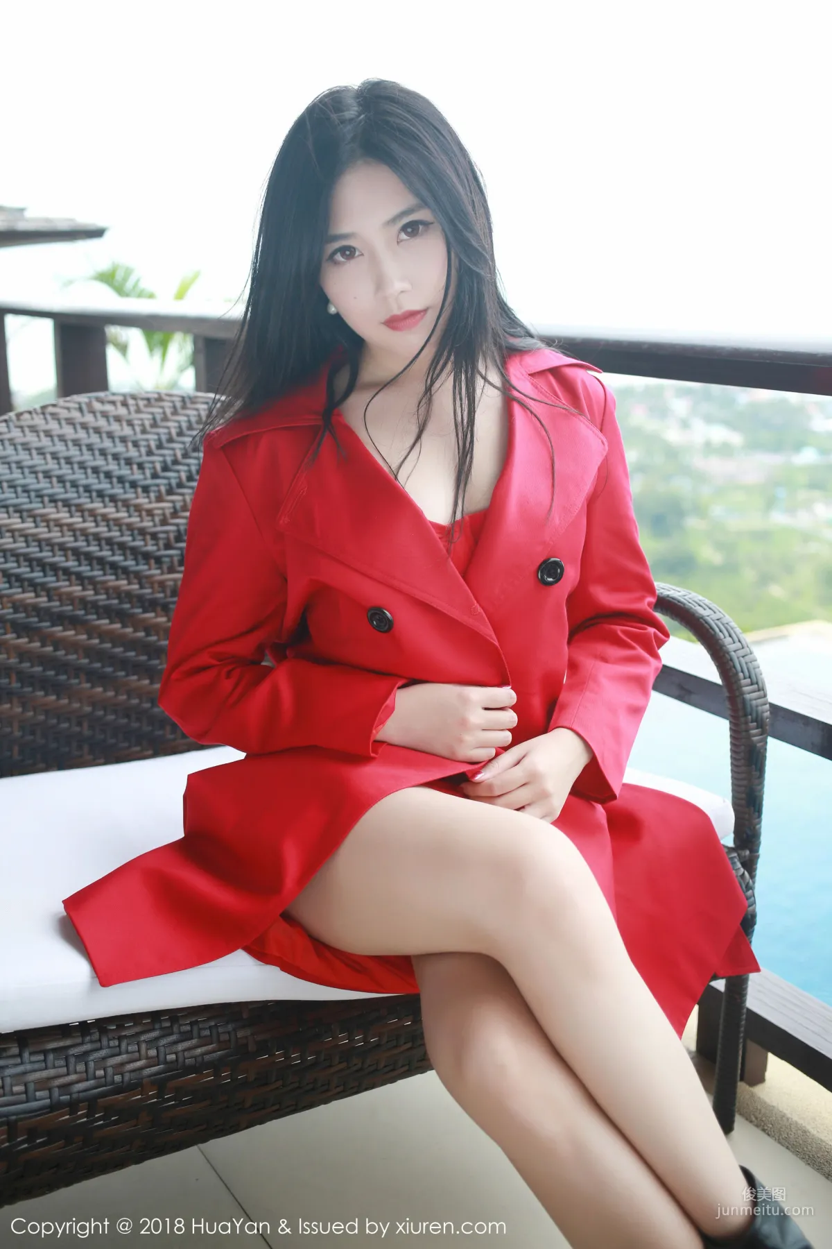 许诺Sabrina《红衣女神》 [花の颜HuaYan] Vol.056 写真集